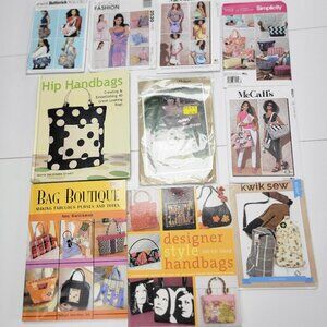 Purse & Tote Sewing Bundle – 7 Patterns + 3 DIY Books